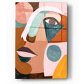Epic Art 'Geo Face IV' by Victoria Borges, Acrylic Wall Art