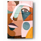 Epic Art 'Geo Face IV' by Victoria Borges, Acrylic Wall Art