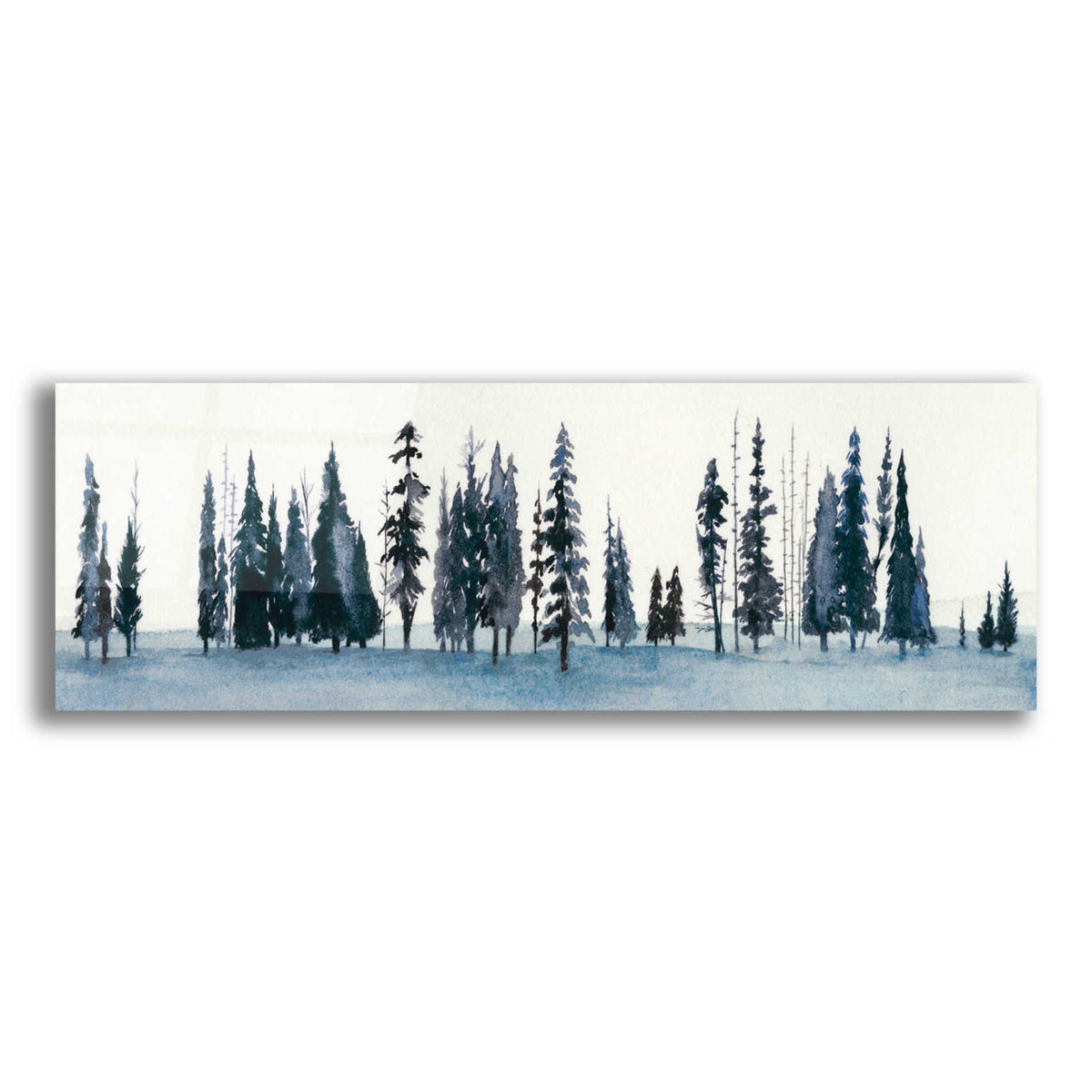 Epic Art 'Sapphire Grove II' by Grace Popp, Acrylic Wall Glass