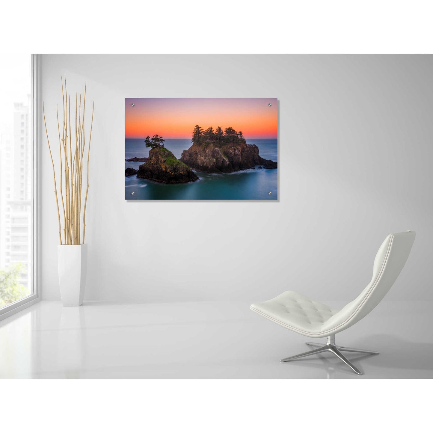 Epic Art 'Islands in the Sea' by Darren White, Acrylic Glass Wall Art,36x24