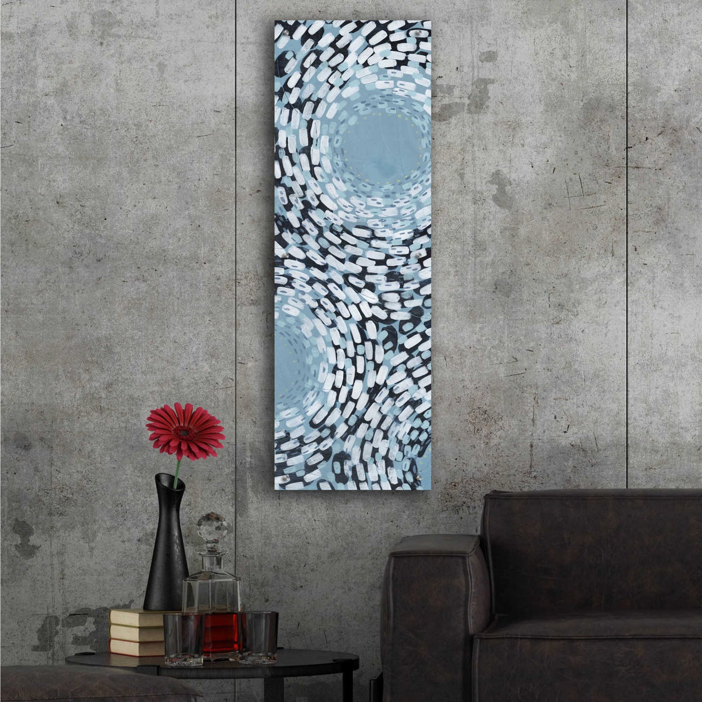 Epic Art 'Whirlpool I' by Grace Popp,Acrylic Glass Wall Art,16x48