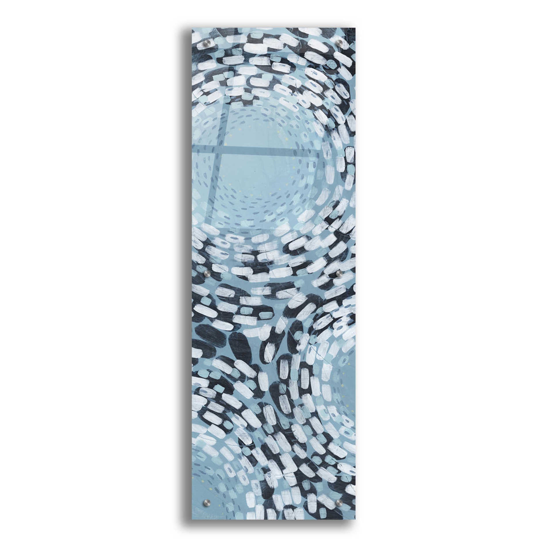 Epic Art 'Whirlpool II' by Grace Popp,Acrylic Glass Wall Art,12x36