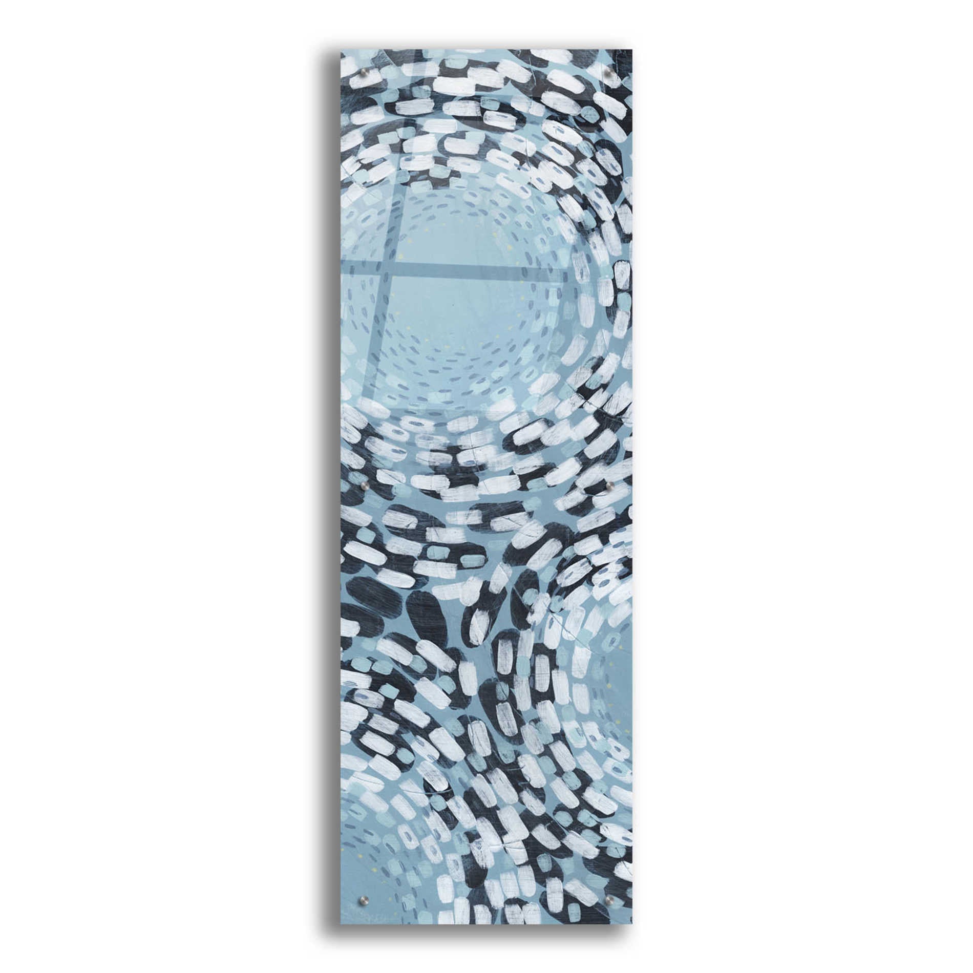 Epic Art 'Whirlpool II' by Grace Popp,Acrylic Glass Wall Art,16x48