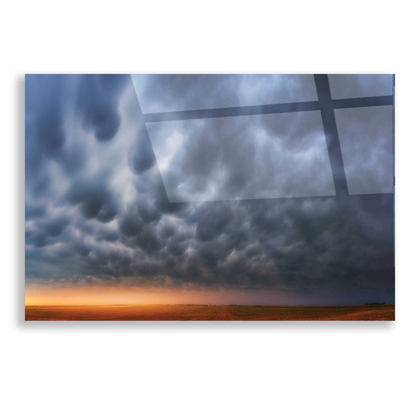 Epic Art 'Mammatus over Madrid' by Darren White, Acrylic Glass Wall Art