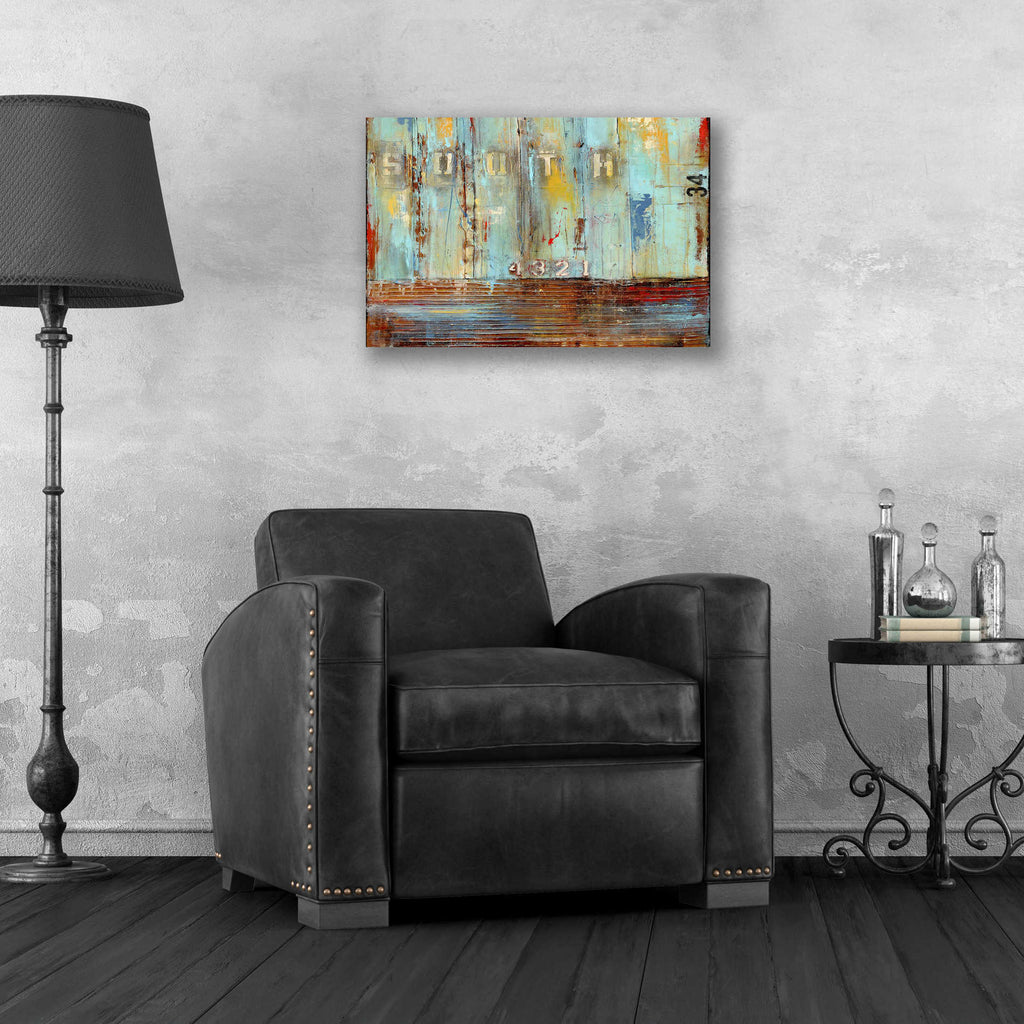 Epic Art 'Crossing the Tracks II' by Erin Ashley, Acrylic Wall Art,24x16