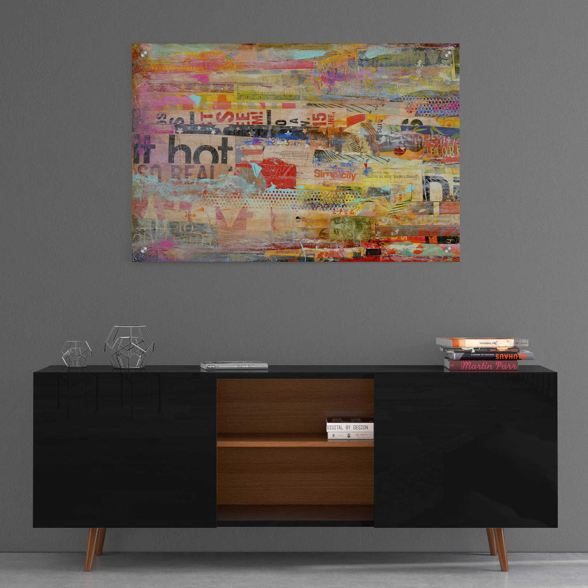 Epic Art 'Metro Mix I' by Erin Ashley, Acrylic Wall Art,36x24