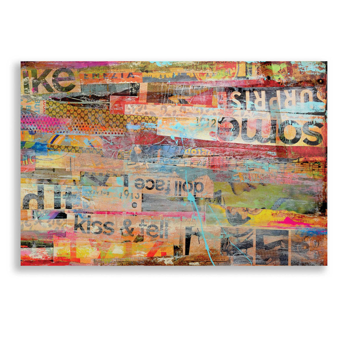 Epic Art 'Metro Mix II' by Erin Ashley, Acrylic Wall Art,24x16