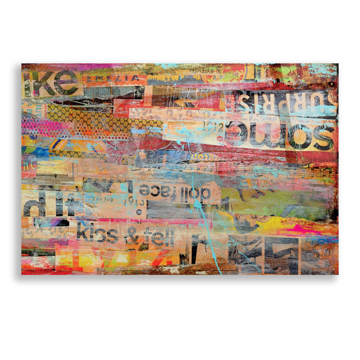Epic Art 'Metro Mix II' by Erin Ashley, Acrylic Wall Art