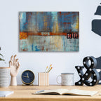 Epic Art 'Crossing the Tracks I' by Erin Ashley, Acrylic Wall Art,16x12