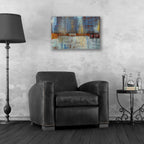 Epic Art 'Crossing the Tracks I' by Erin Ashley, Acrylic Wall Art,24x16