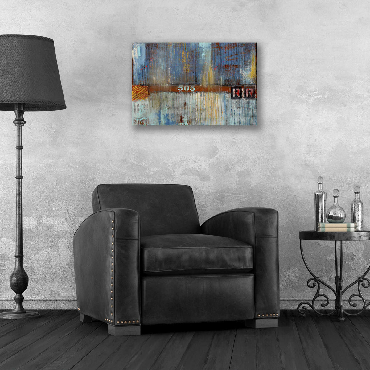 Epic Art 'Crossing the Tracks I' by Erin Ashley, Acrylic Wall Art,24x16