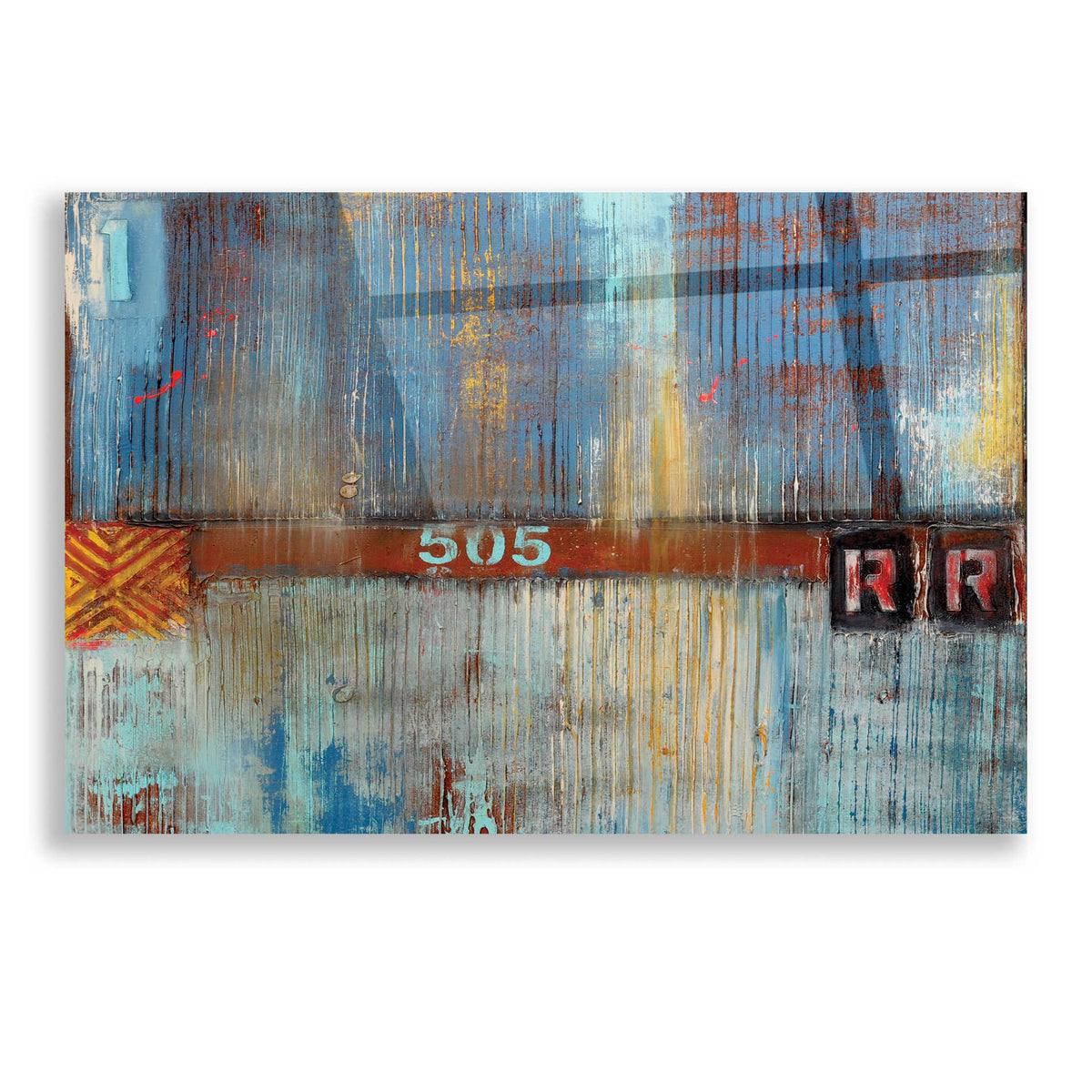 Epic Art 'Crossing the Tracks I' by Erin Ashley, Acrylic Wall Art