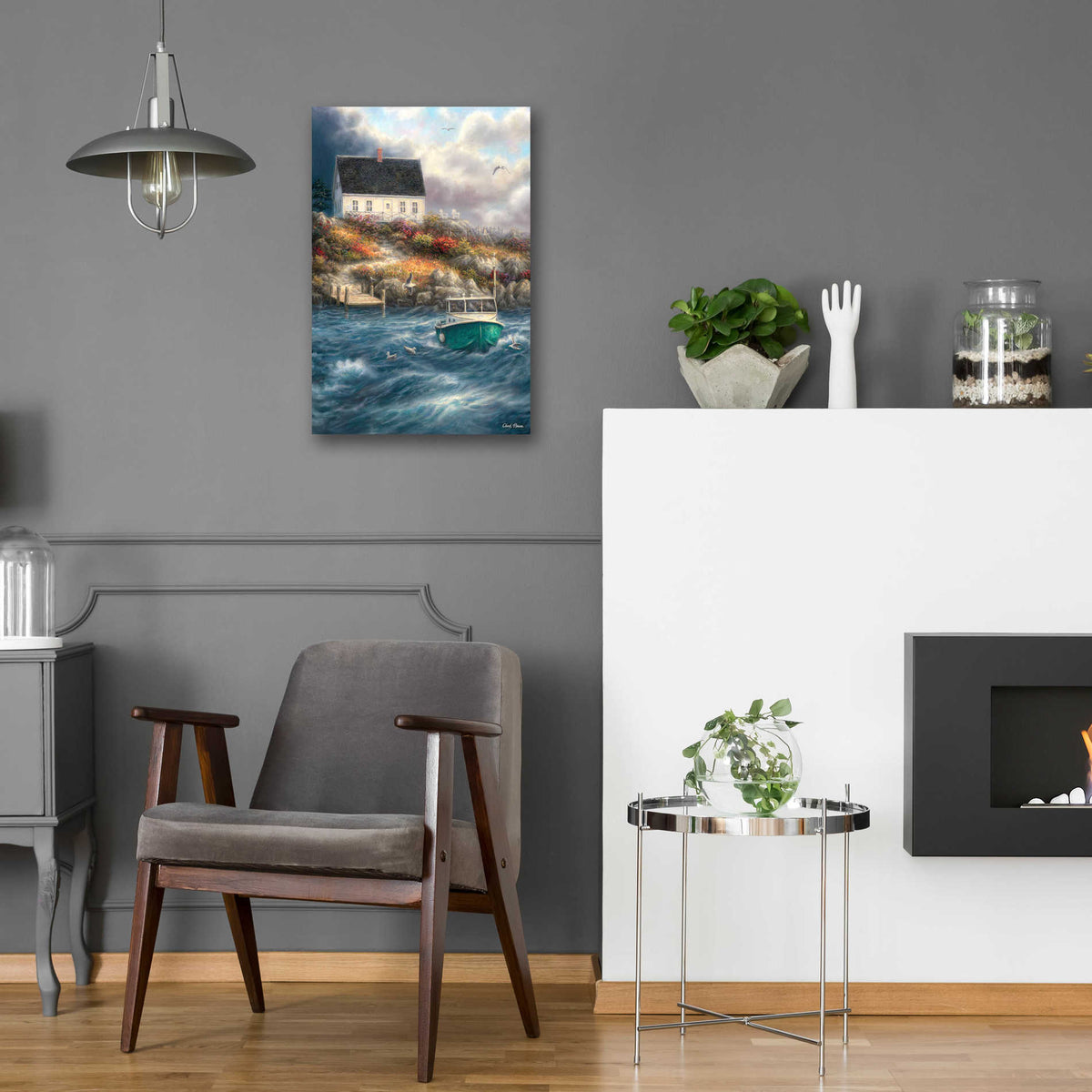 Epic Art 'Cape Cod Afternoon' by Chuck Pinson, Acrylic Glass Wall Art,16x24