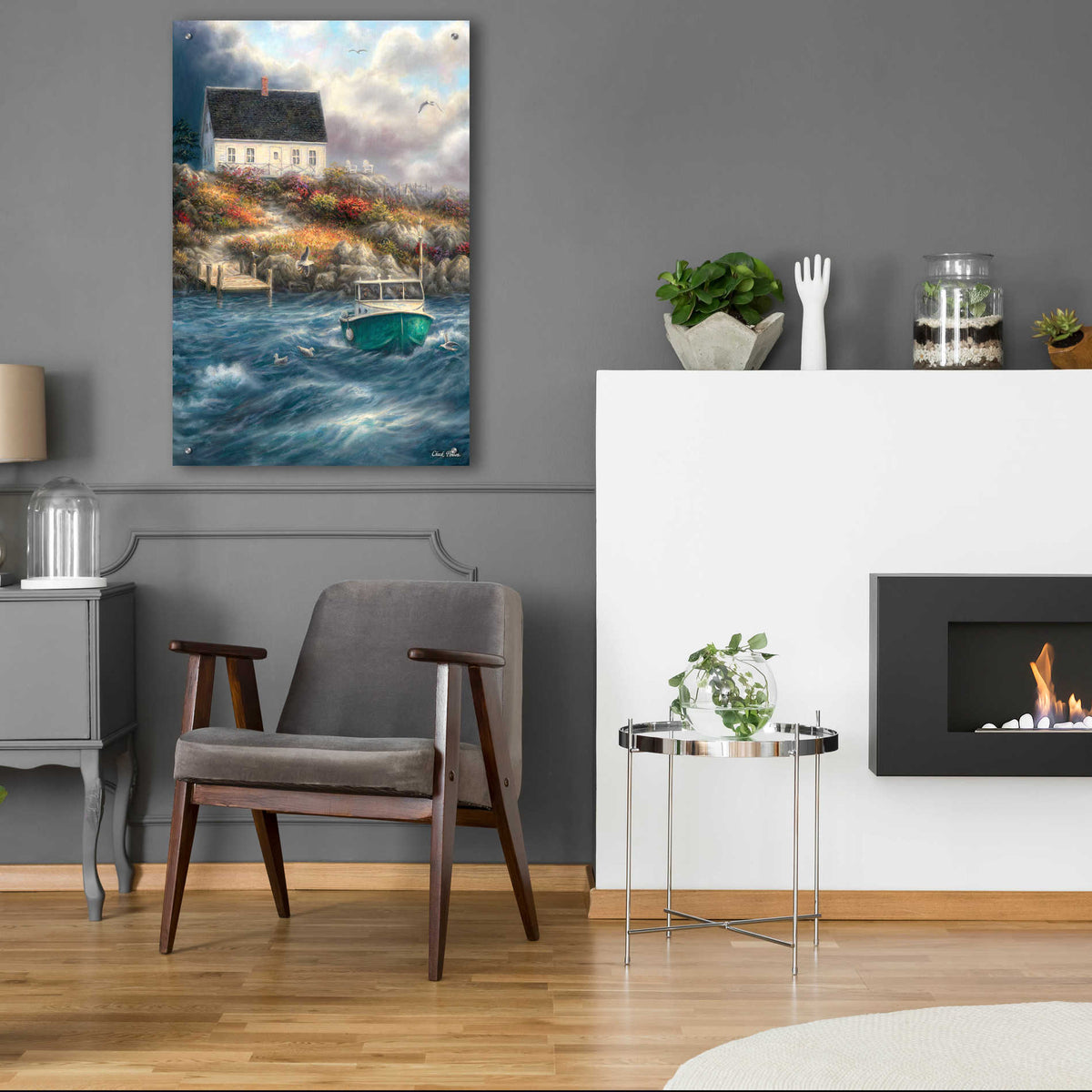 Epic Art 'Cape Cod Afternoon' by Chuck Pinson, Acrylic Glass Wall Art,24x36