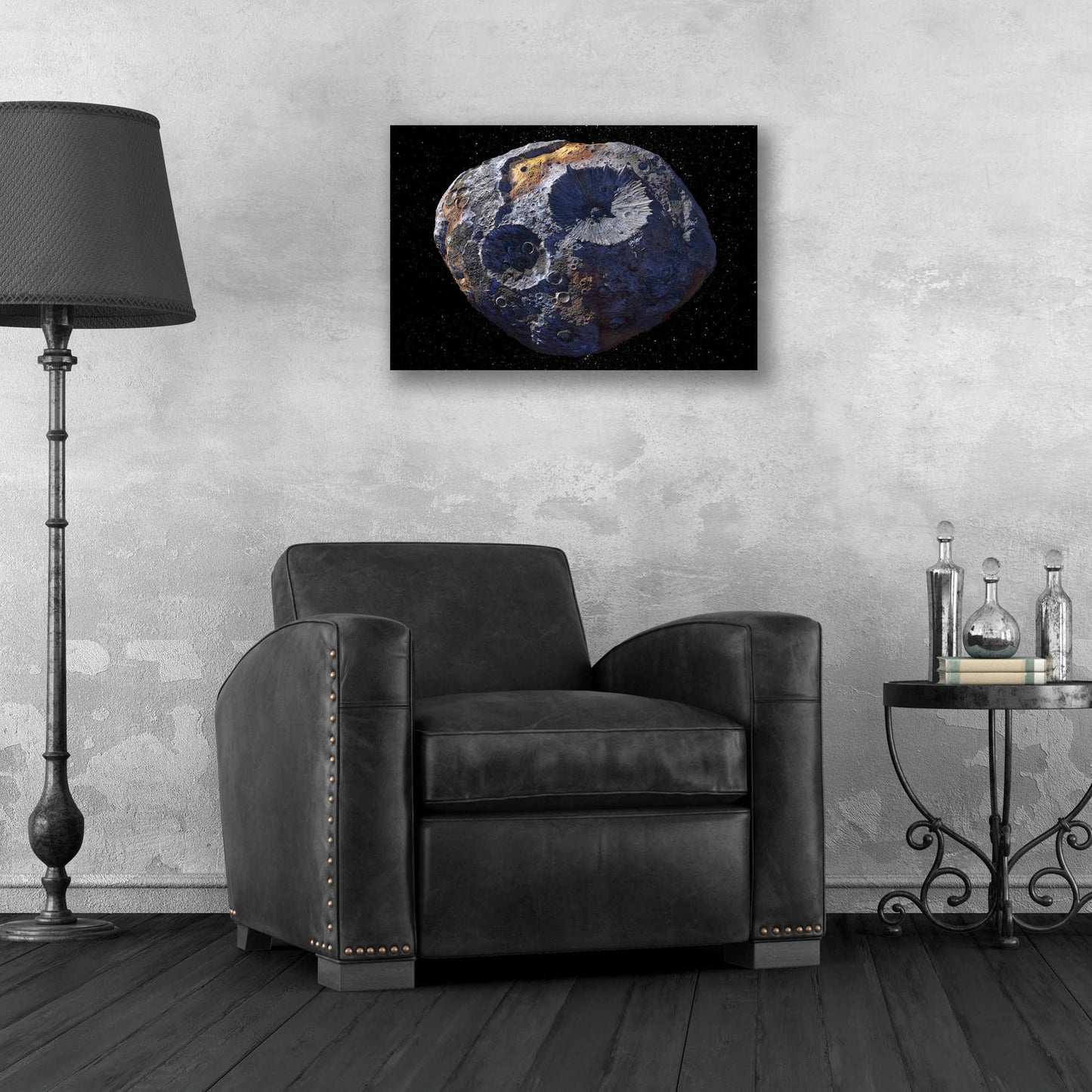 Epic Art 'Asteroid,' Acrylic Glass Wall Art,24x16