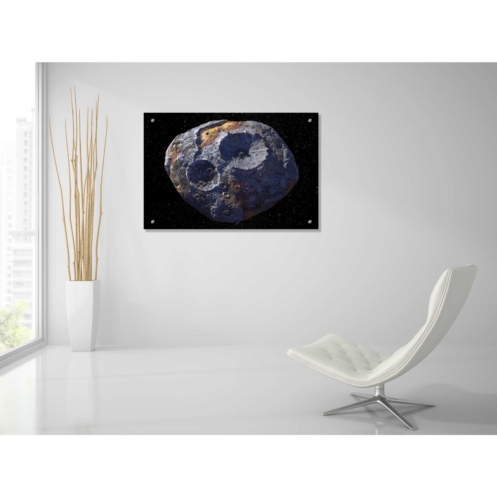 Epic Art 'Asteroid,' Acrylic Glass Wall Art,36x24