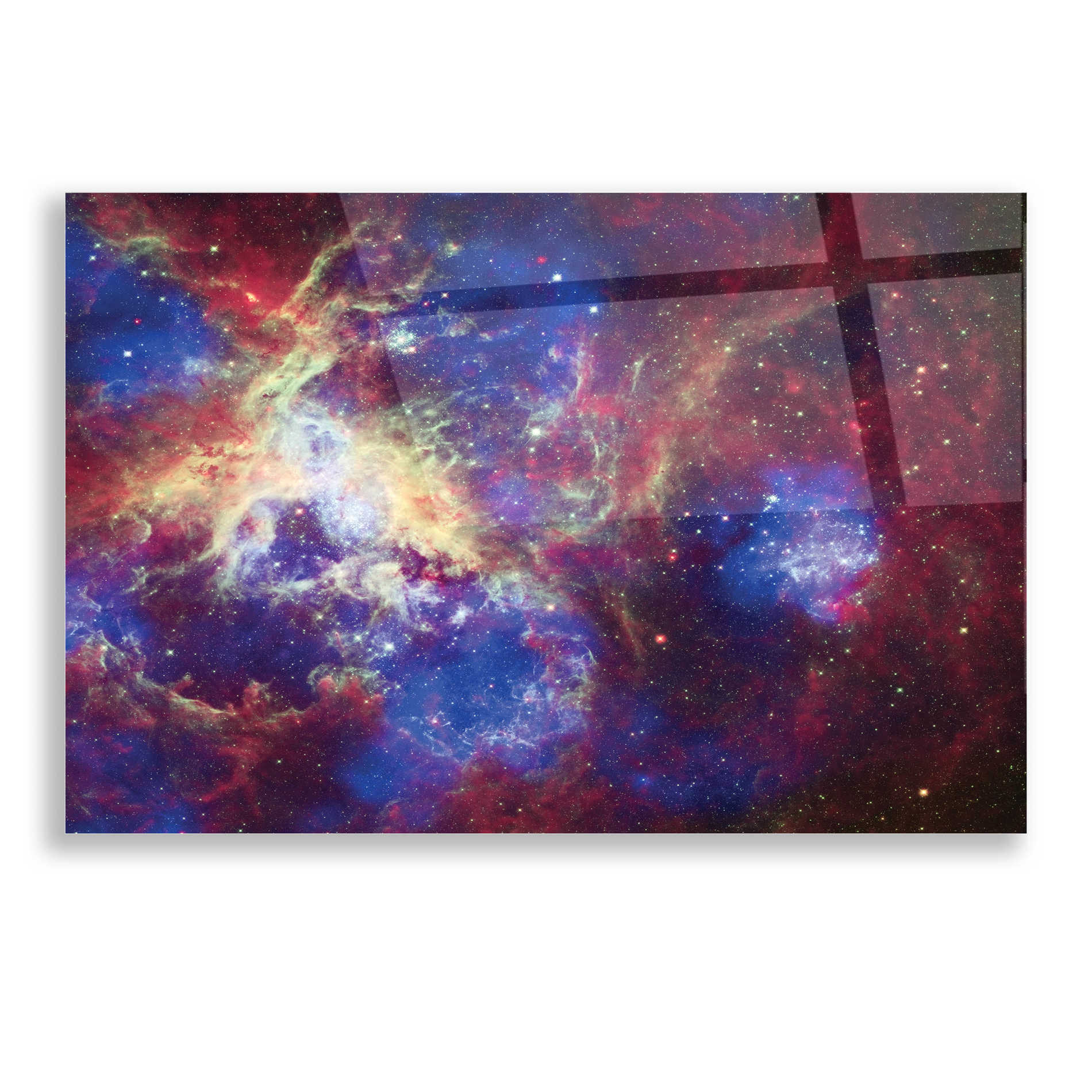 Epic Art 'Tarantula Nebula,' Acrylic Glass Wall Art,16x12