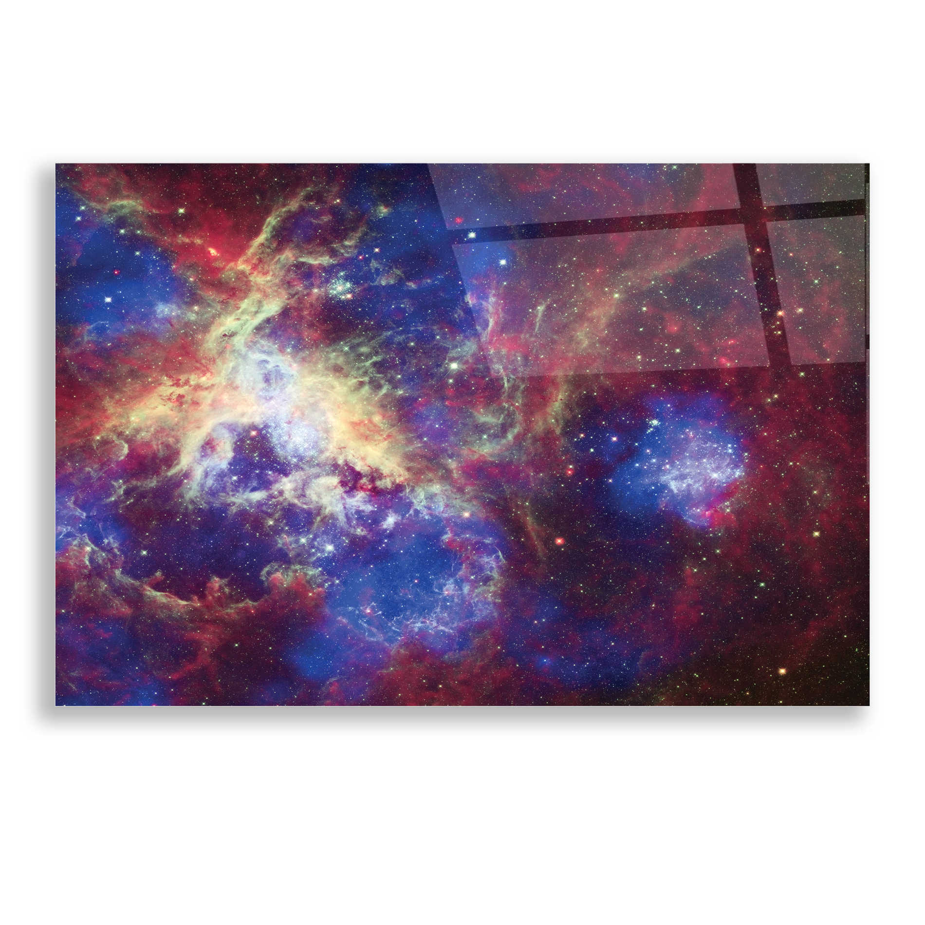 Epic Art 'Tarantula Nebula,' Acrylic Glass Wall Art,24x16