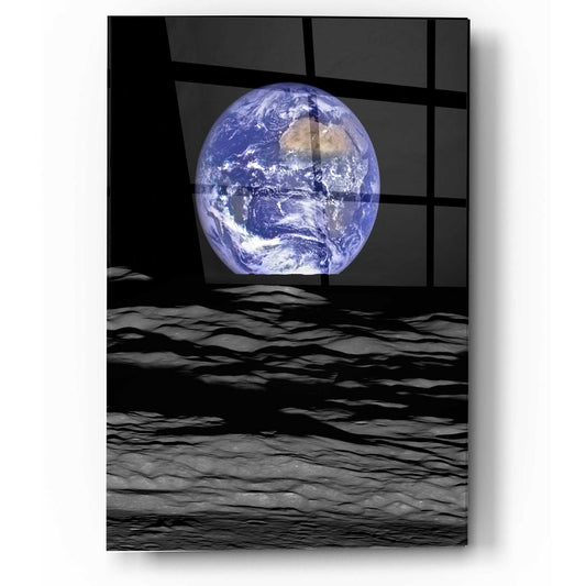 Epic Art 'Earth from Moon,' Acrylic Glass Wall Art