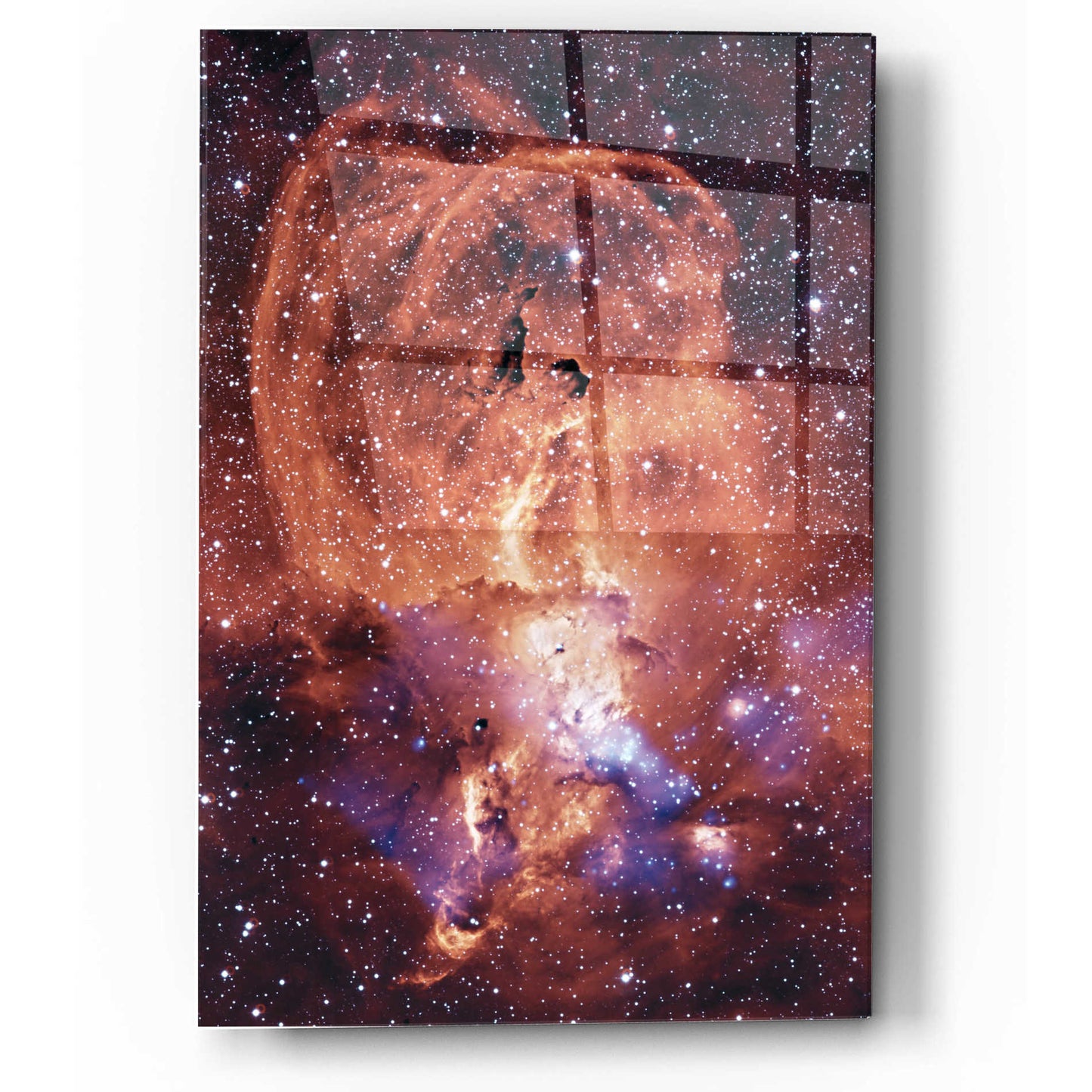 Epic Art 'NGC 3576 Nebula,' Acrylic Glass Wall Art,12x16