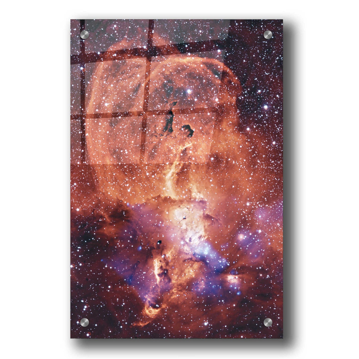 Epic Art 'NGC 3576 Nebula,' Acrylic Glass Wall Art,24x36