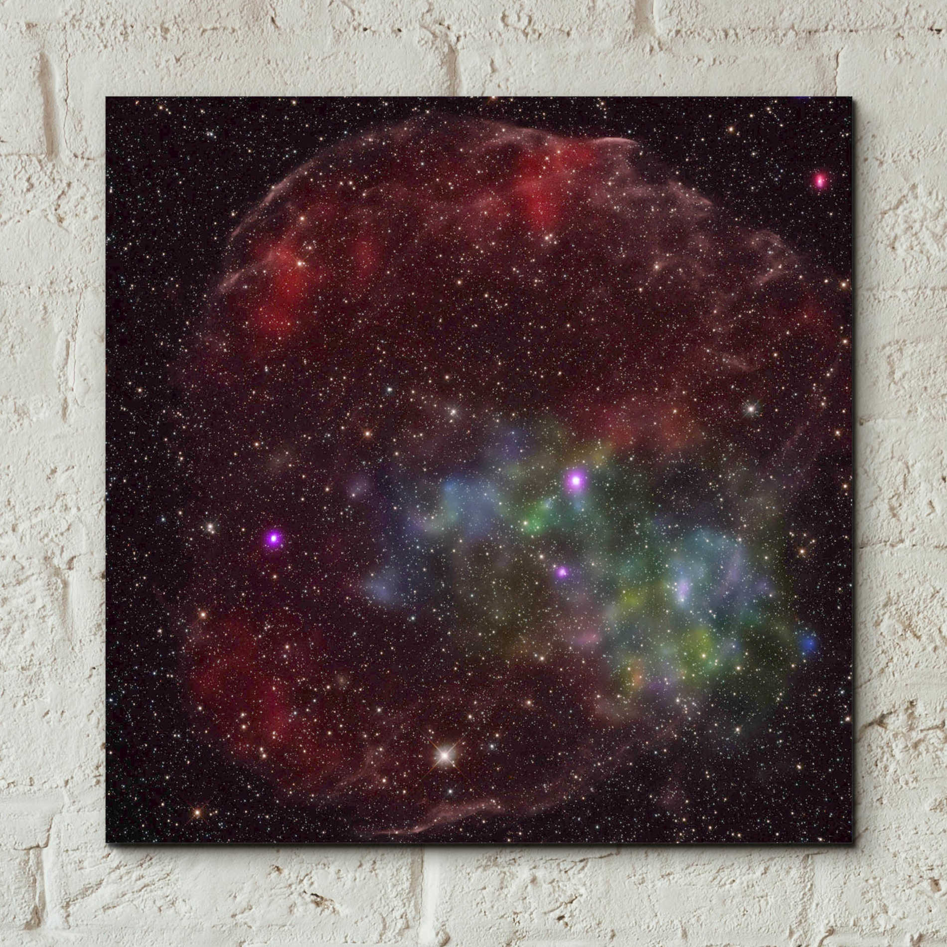 Epic Art 'DEM L238 Supernova,' Acrylic Glass Wall Art,12x12