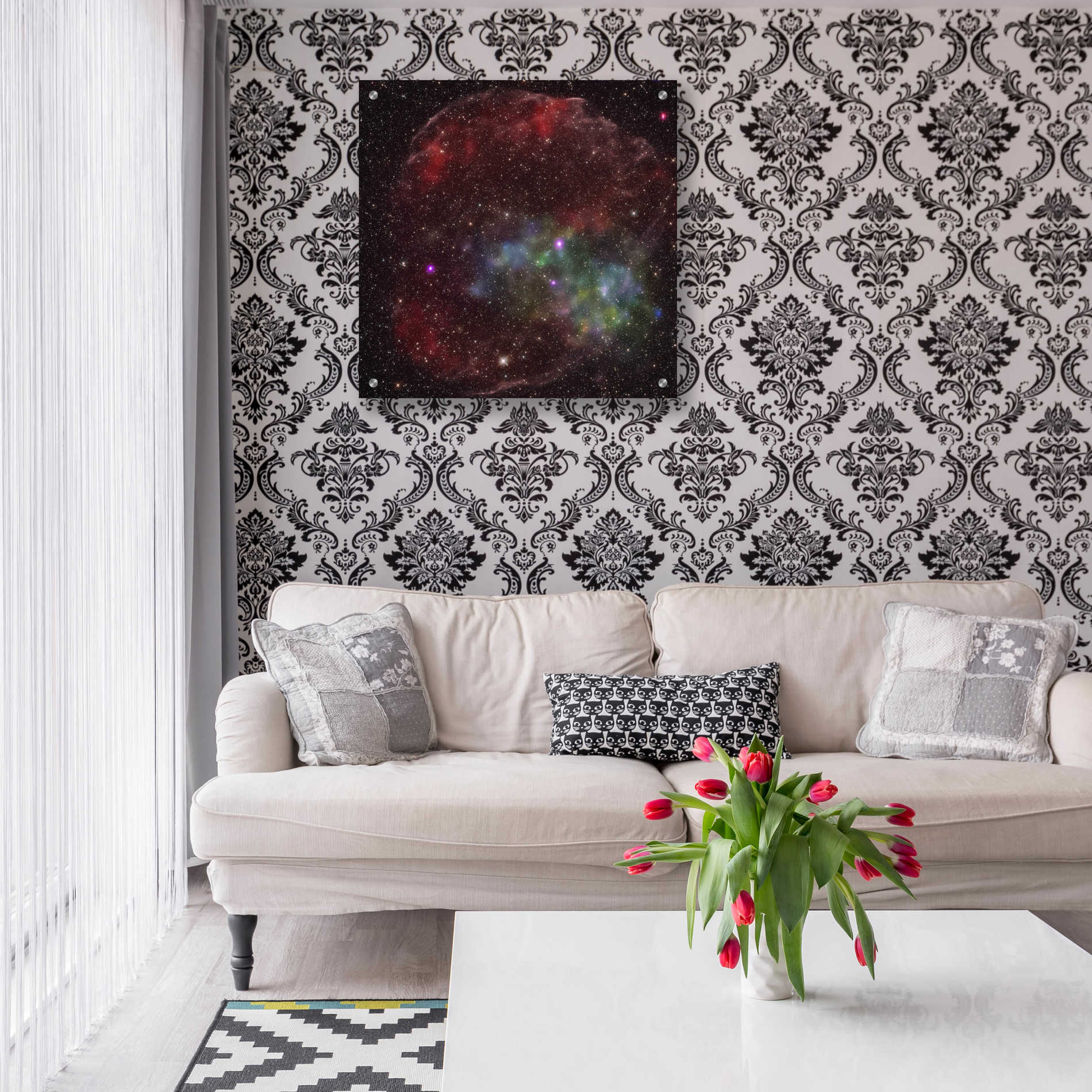Epic Art 'DEM L238 Supernova,' Acrylic Glass Wall Art,24x24