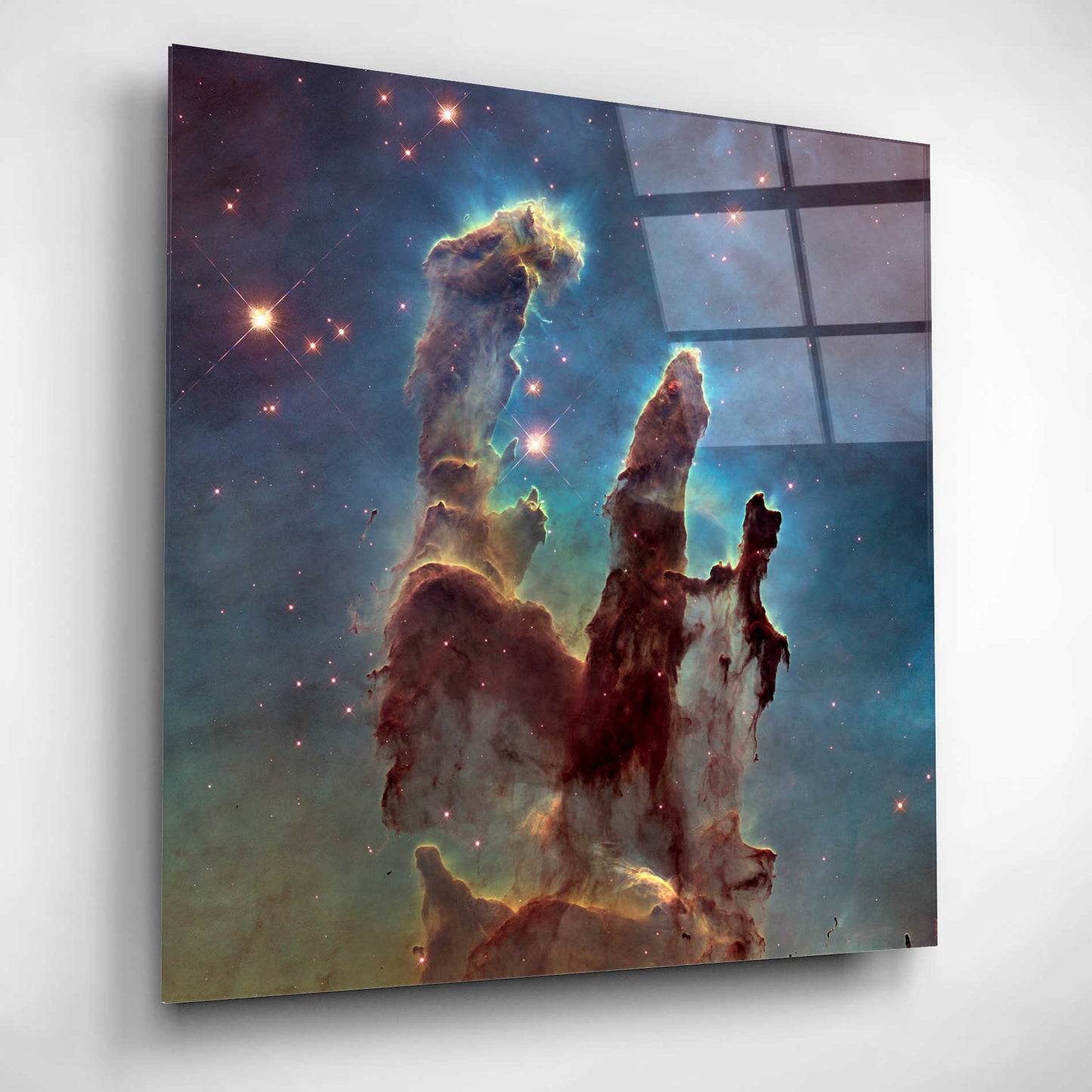 Epic Art 'Eagle Nebula,' Acrylic Glass Wall Art,12x12