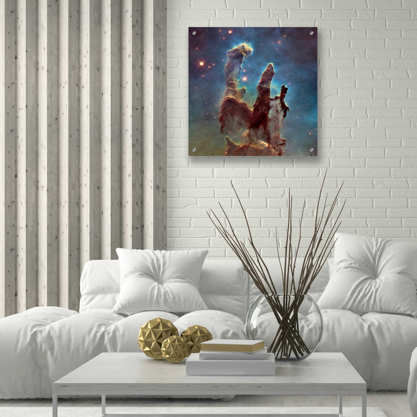 Epic Art 'Eagle Nebula,' Acrylic Glass Wall Art,24x24