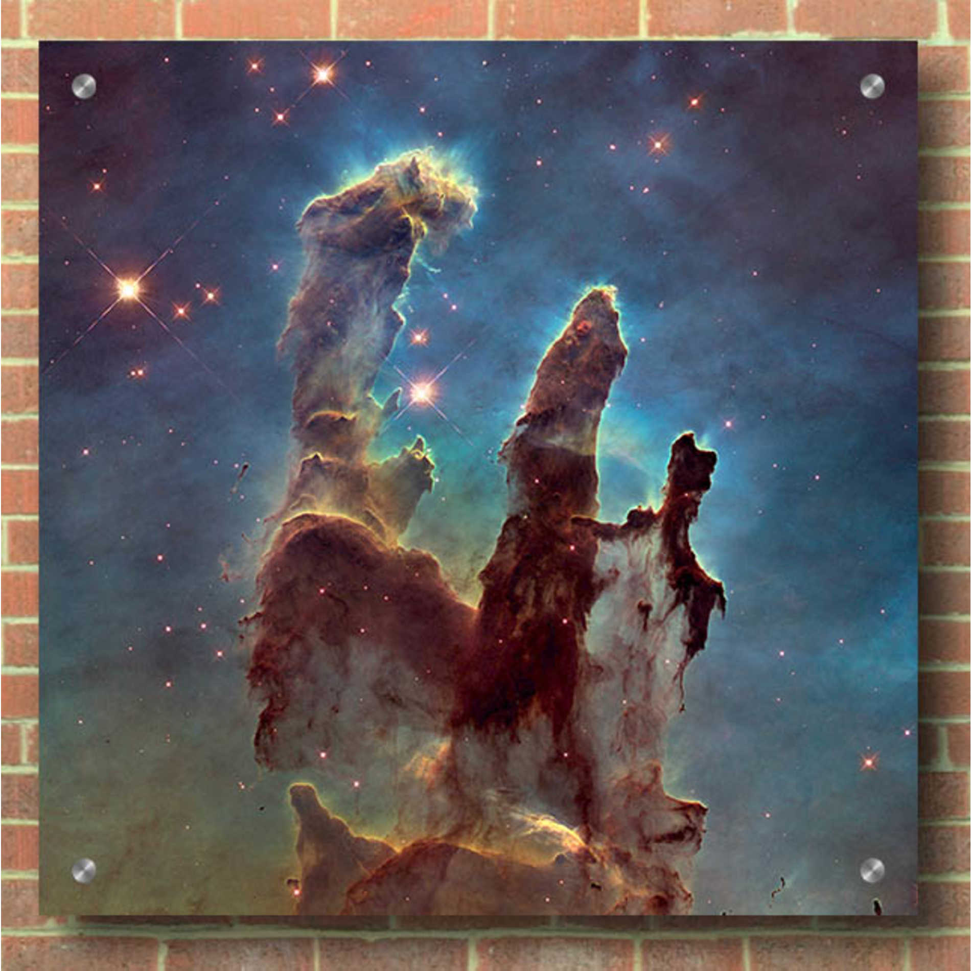 Epic Art 'Eagle Nebula,' Acrylic Glass Wall Art,36x36