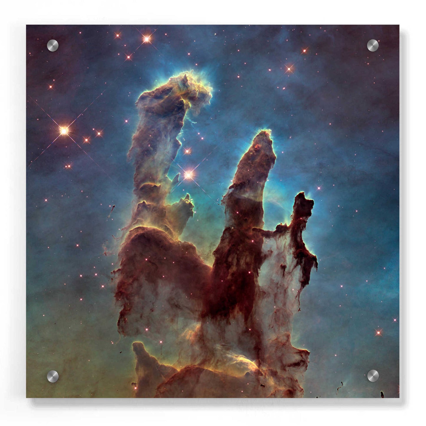 Epic Art 'Eagle Nebula,' Acrylic Glass Wall Art,36x36