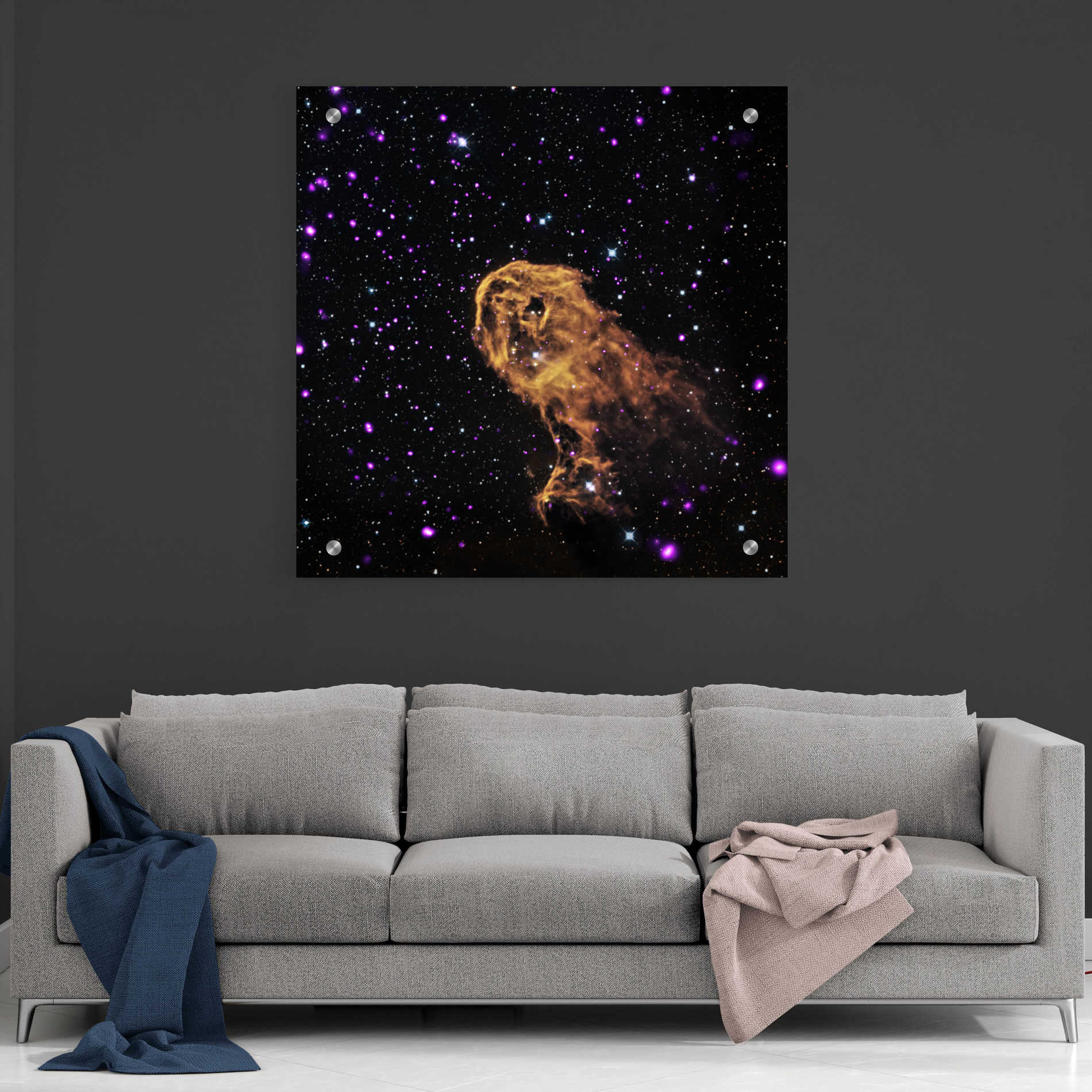 Epic Art 'Elephant Trunk Nebula,' Acrylic Glass Wall Art,36x36