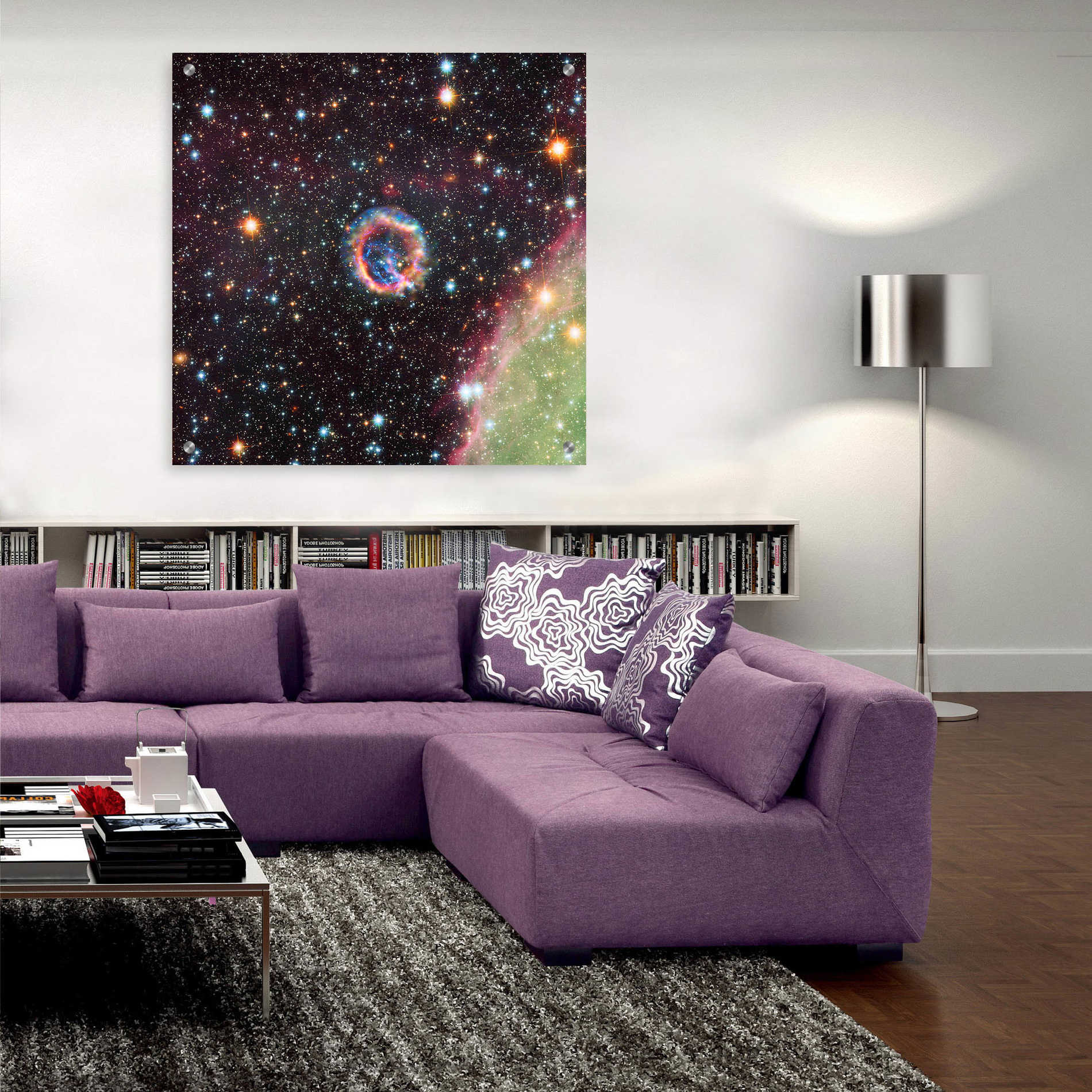 Epic Art 'EO102 Supernova,' Acrylic Glass Wall Art,36x36