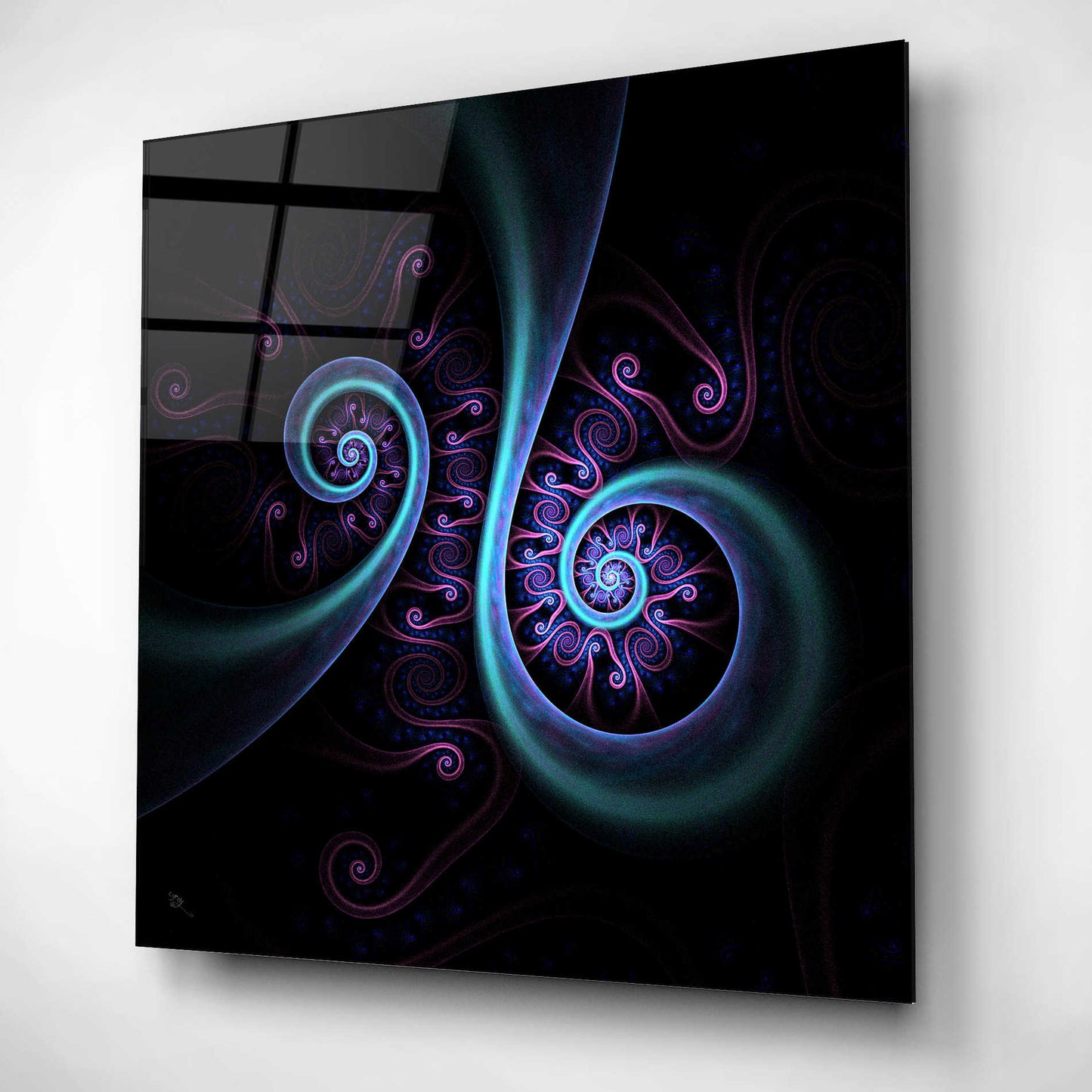 Epic Art 'Connectivity' by Cameron Gray, Acrylic Glass Wall Art,12x12