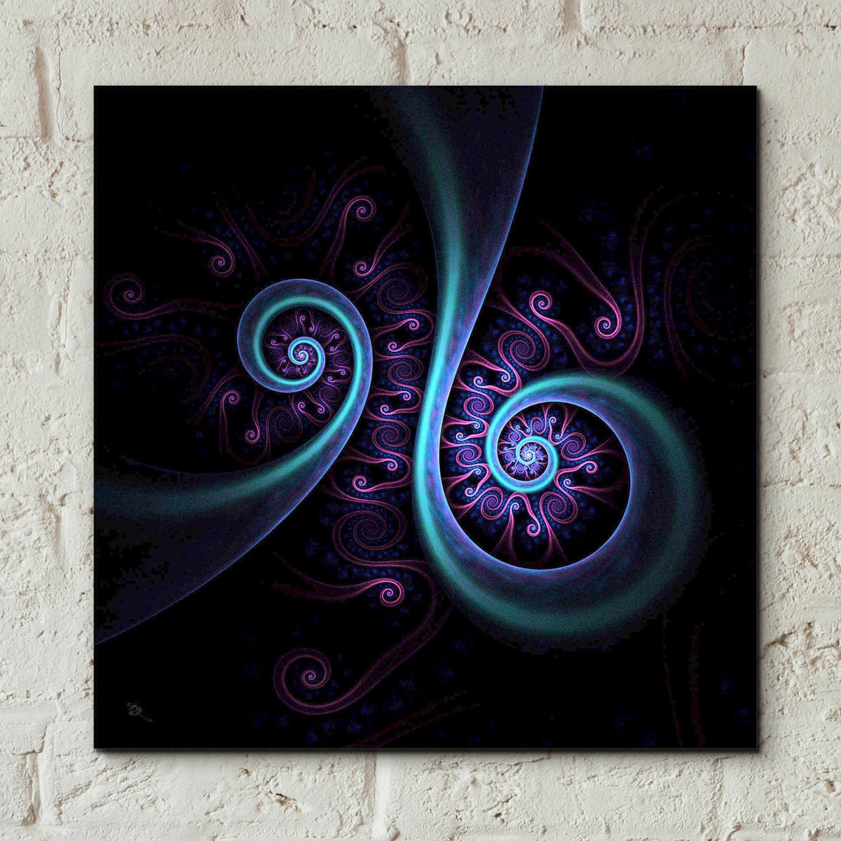 Epic Art 'Connectivity' by Cameron Gray, Acrylic Glass Wall Art,12x12