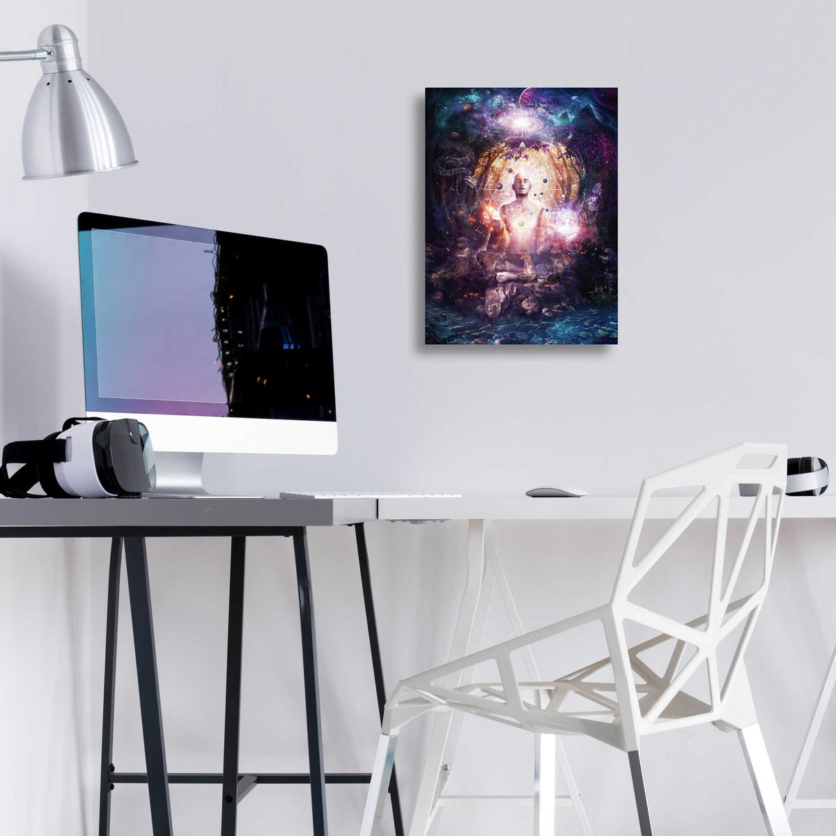 Epic Art 'Connected To Source' by Cameron Gray, Acrylic Glass Wall Art,12x16