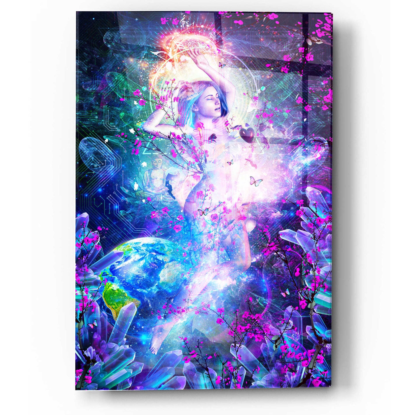 Epic Art 'Encounter With The Sublime' by Cameron Gray, Acrylic Glass Wall Art,12x16