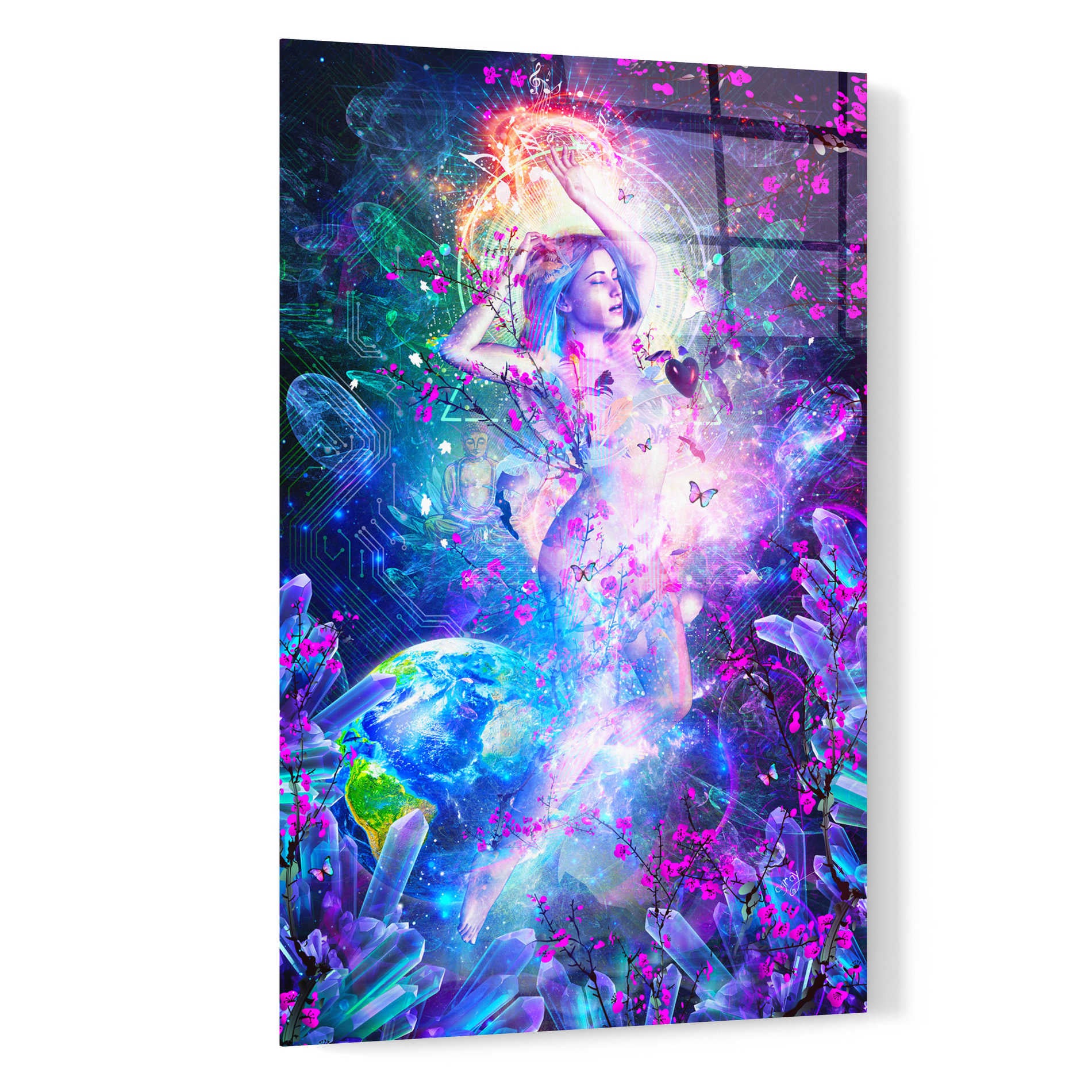 Epic Art 'Encounter With The Sublime' by Cameron Gray, Acrylic Glass Wall Art,16x24