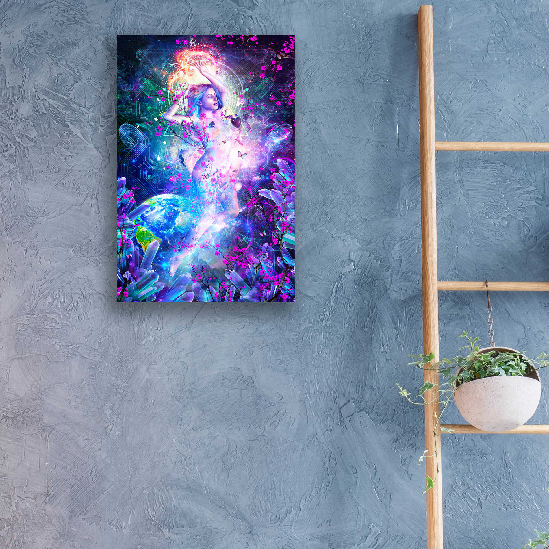 Epic Art 'Encounter With The Sublime' by Cameron Gray, Acrylic Glass Wall Art,16x24