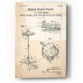Epic Art 'Anti-slide Lock Blueprint Patent Parchment,' Acrylic Glass Wall Art