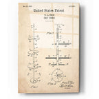 Epic Art 'Cat Tree Blueprint Patent Parchment,' Acrylic Glass Wall Art