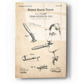 Epic Art 'Cigar Holder Blueprint Patent Parchment,' Acrylic Glass Wall Art