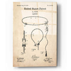 Epic Art 'Lasso Blueprint Patent Parchment,' Acrylic Glass Wall Art