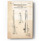 Epic Art 'Night Stick Blueprint Patent Parchment,' Acrylic Glass Wall Art