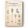 Epic Art 'Parking Meter Blueprint Patent Parchment,' Acrylic Glass Wall Art