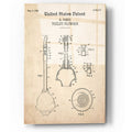 Epic Art 'Toilet Plunger Blueprint Patent Parchment,' Acrylic Glass Wall Art