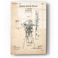 Epic Art 'Windmill Blueprint Patent Parchment,' Acrylic Glass Wall Art