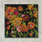 Epic Art 'July Garden Trio III' by Silvia Vassileva, Acrylic Glass Wall Art,12x12