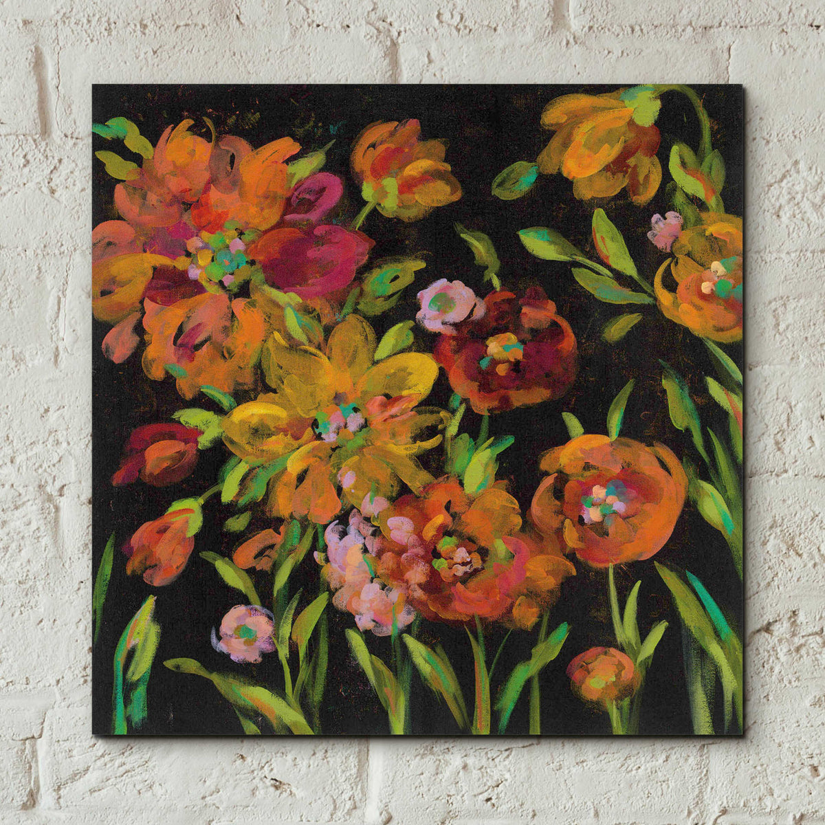 Epic Art 'July Garden Trio III' by Silvia Vassileva, Acrylic Glass Wall Art,12x12
