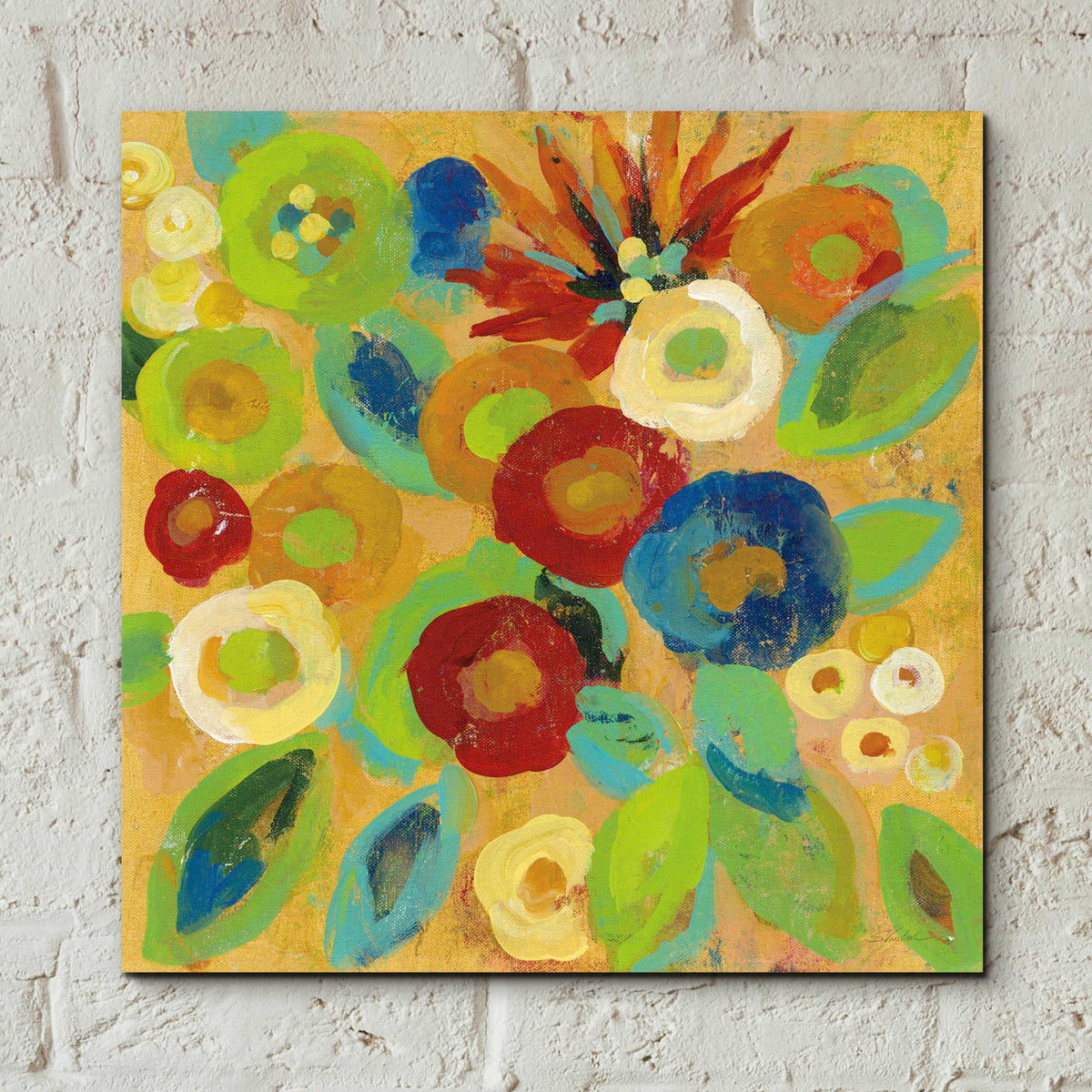 Epic Art 'Flower Market II' by Silvia Vassileva, Acrylic Glass Wall Art,12x12